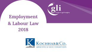 Kochhar and Co India Website -Feature image - Employment & Labour Law authored by Kochhar & Co. Published in the 6th edition of Global Legal Insights GLI (2018)