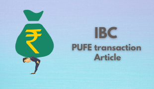 Kochhar and Co India Website -Feature image - IBC - PUFE transaction article